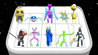 Max Level Gameplay In Merge Monster Rainbow Friends Vs Color Friends 100 doors Game