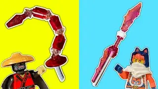 I Made 10 Custom Lego Ninjago Weapons 16