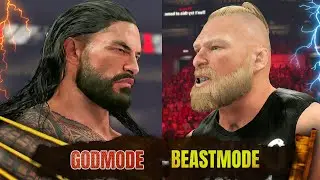 KING Tournament Finals Countdown - Beast Mode Brock Lesnar Vs God Mode Roman Reigns WWE 2K23