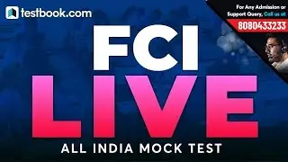 FCI Recruitment 2019 | All India Live Mock Test for FCI Reasoning | Solve FCI Paper with Sachin Sir