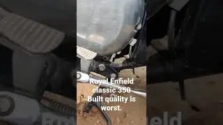 royal Enfield problem. #classic350 #royalenfield #royalenfieldclassic350 #chassis #chassiscrack