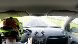 Onboard autoslalom Trebatice ford fusion 1.4 59kw