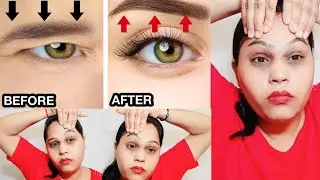 Eyes exercise, Eyebrow lift Massages, eyes lift Massages #brightskin  #glowingskin #beauty
