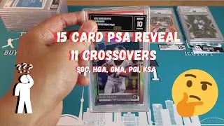 15 Card PSA Reveal ft. 11 Crossovers- Inconsistency leaves me speechless