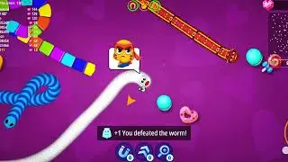 WORMS ZONE.iO | THE ULTIMATE BIG SNAKE REIGN! 🐍🔥 | NEW 2026 GAMEPLAY