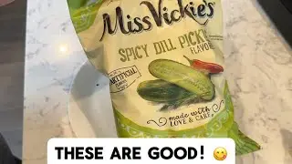 Острые чипсы с маринованными укропом от мисс Вики 😋