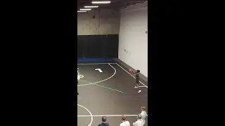 ASB GlassFloor - Playing Basketball against Virtual Defenders on interactive LED Court