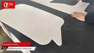 kt board cutting machine with oscillating knife tool for advertising industry
