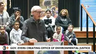 Wisconsin Gov. Evers speaks at Earth Day event