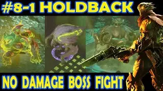 8-1 HOLDBACK , NO Damage Boss Fight, 4 SCARAB , 1 BLIGHT CANNON(ex), 1 FLEA HULK, Darksiders genesis