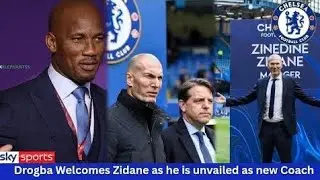 Zidane Arrives at Chelsea: Drogba Reacts with Pride! 🔵