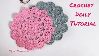 Amazing💥DIY Crochet Doily Tutorial 🌼 Hướng dẫn móc khăn lót bàn