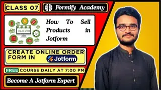 How to Use JotForm Product List #formifyacademy #shahbazkhan #jotform #order #form #shahbazkhan