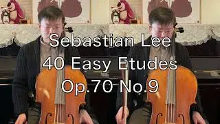 S LEE 40 Easy Etudes for Cello, Op 70 No 9