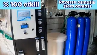 ila&ccedil;lama suyu i&ccedil;in  reverse osmosis (ters ozmos) su arıtma sistemi kurulumu faydaları ve maliyeti