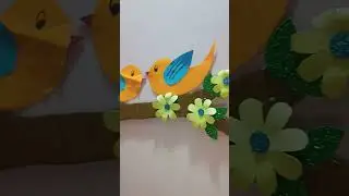 Bird craft ideas #bollywood #song #trending #diy #shortvideo #art #love #motivation #music