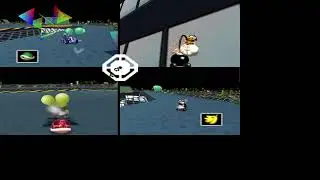 Mario Kart 64 Online - Frashi (p1) vs Will (p2) vs Radhm(p3) & Rafelin (p4)