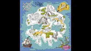 Map of a Lost Island | Adult Coloring | Coloring Apps