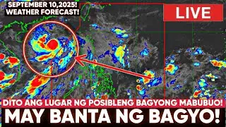 SEPTEMBER 10,2025! SUSUNOD NA BAGYONG MABUBUO NEXT WEEK DITO MANGGAGALING! 