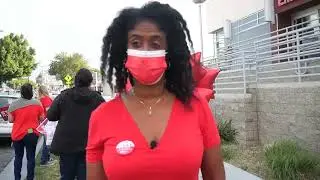 Celine Stevens - Nurses Protest Hospital Staffing Level