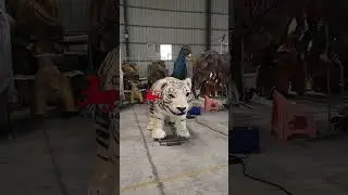 Lifelike Animatronic White Tiger | Perfect for Events & Exhibitions