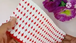 Easy crochet baby blanket pattern for beginners ✅ crochet baby blanket tutorial #arjuknittinglove 