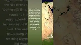 why the nile flood during the summer in egypt #Egypt #arabe #river #nile #water #النيل #العرب #مصر #