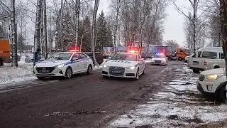 Кортеж ëлки в Кремль