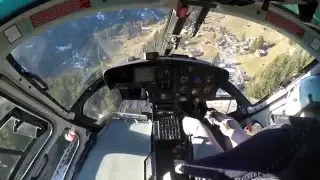 Helikopter Materialtransport Lauterbrunnen