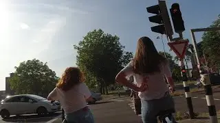 Cycling in Terneuzen to Zorgsaam provincial road N290