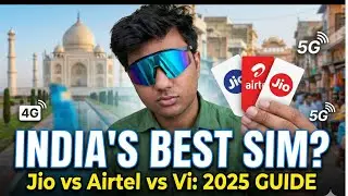 JIO Airtel Vodafone Best sim card for travelling via road