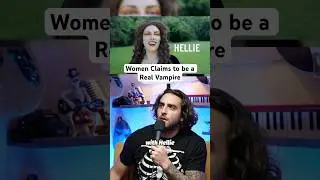 This women claims to be a real vampire #shortsfeed #vampire #vampirestories