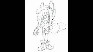 Micah the fennec fox[speed paint]