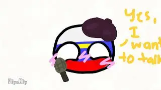 I drew countryball by another style!