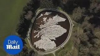 Stunning aerial footage shows restored 3D map of Scotland