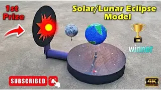 How to make solar lunar Eclipse model?? Working project model for science exhibition 