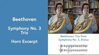Horn Trio from Beethoven, Symphony No. 3, 