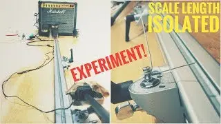 How does GUITAR NECK LENGTH influence tone? -  SCALE LENGTH ISOLATED in an EXPERIMENT!