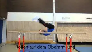 Methodische Übungsreihe zur Rolle vorwärts am Barren