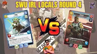 YODA VIGILANCE BURN VS BOSSK COMMAND (ROUND 4) | IRL Locals Gameplay | Star Wars Unlimited