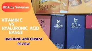 BBA by Suleman products unboxing and review/HIT BEAUTY SQUAD