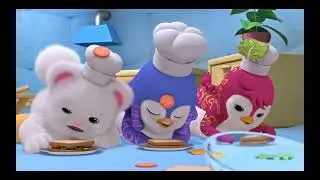 Evrytime pogo messed up in his too big sandwich