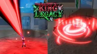 Obtaining + Full Showcase Saber v2 in King Legacy | Update 5