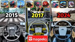Evolution of Mageeks mobile simulator games (2015-2024) @Mageeks
