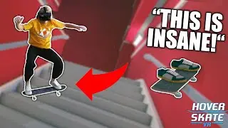 Skateboarding in Virtual Reality is as Terrible as it Sounds... | Hover Skate VR