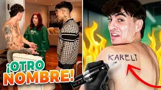 ME TATUÉ EL NOMBRE DE OTRA CHICA* así reaccionó mi novia …