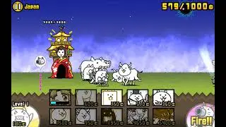 The battle cats Gameplay Mongolia - India With Only Cow Cat