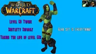 WoW Classic PvP: LEVEL 59 TWINK FOLKS (Subtlety Swords Rogue) - Level 59 PvP - SPP