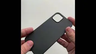 OneLounge 1Thin 0.35mm Black Ultra Slim Case for iPhone 12 | 12 Pro