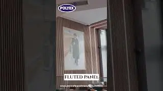 Fluted PVC Wall Panels for Modern Interiors | Durable & Stylish Designs | Polyex